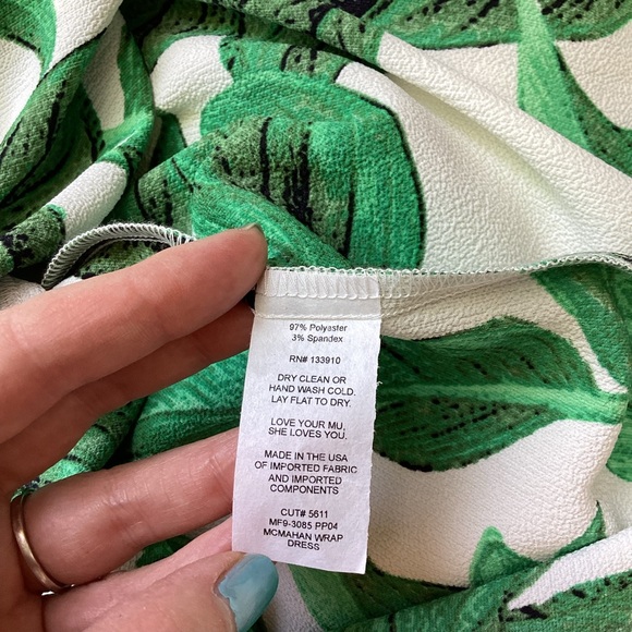 Show Me Your Mumu McMahan Palm Wrap Dress L - Picture 8 of 8